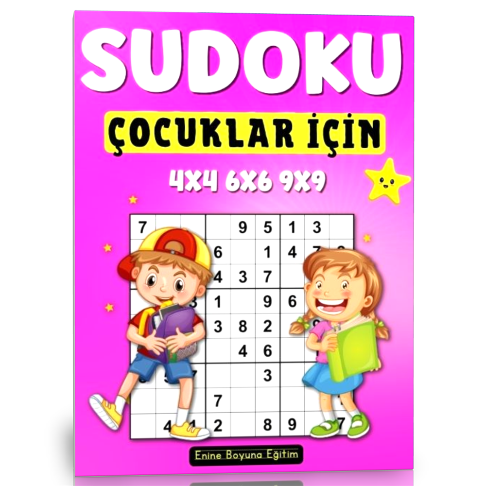Çocuklar İçin Sudoku Kitabı (Pembe Serisi)