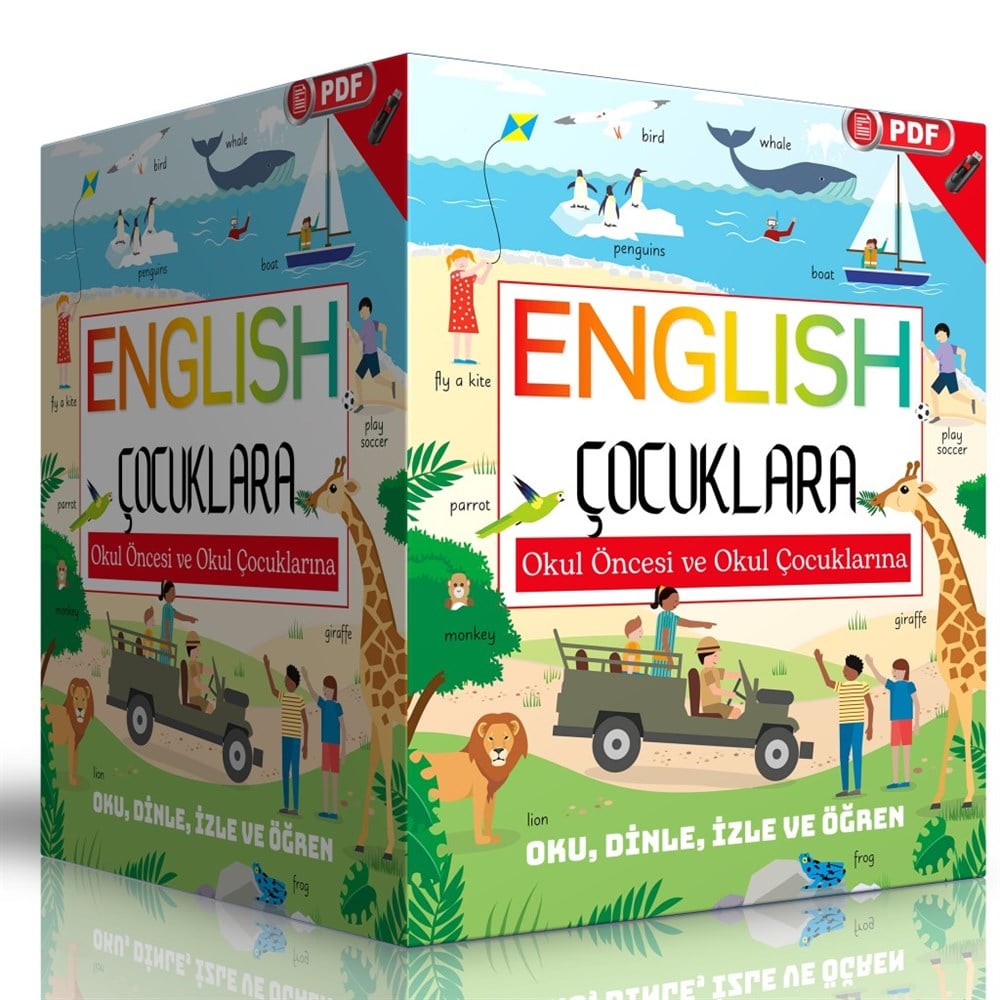 Çocuklara İngilizce Eğitim Seti (Dijital Eğitim)
