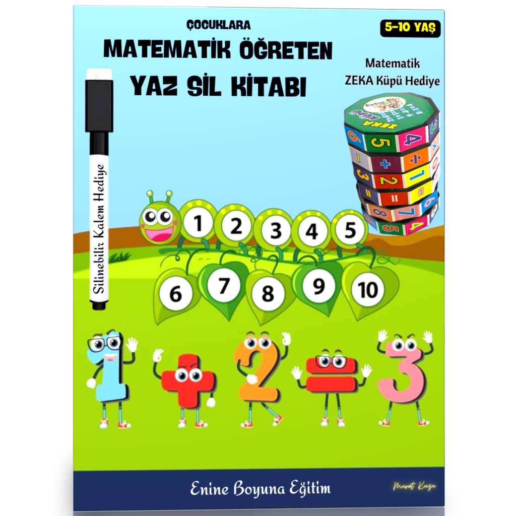 Çocuklara Matematik Öğreten YAZ-SİL Kitap Seti