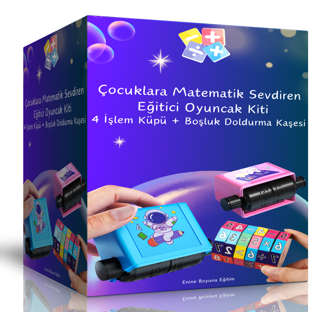 Çocuklara Matematik Sevdiren Eğitici Oyuncak Kiti