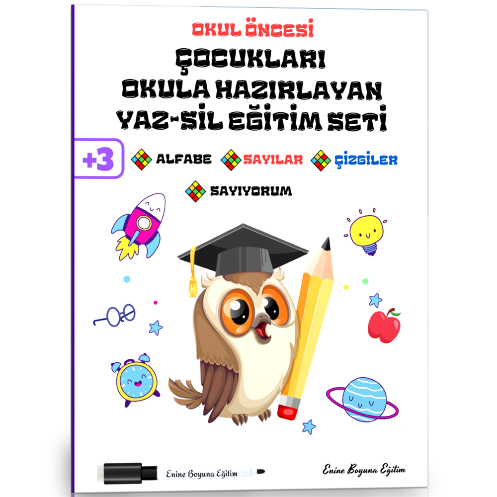 Çocukları Okula Hazırlayan YAZ-SİL Eğitim Seti