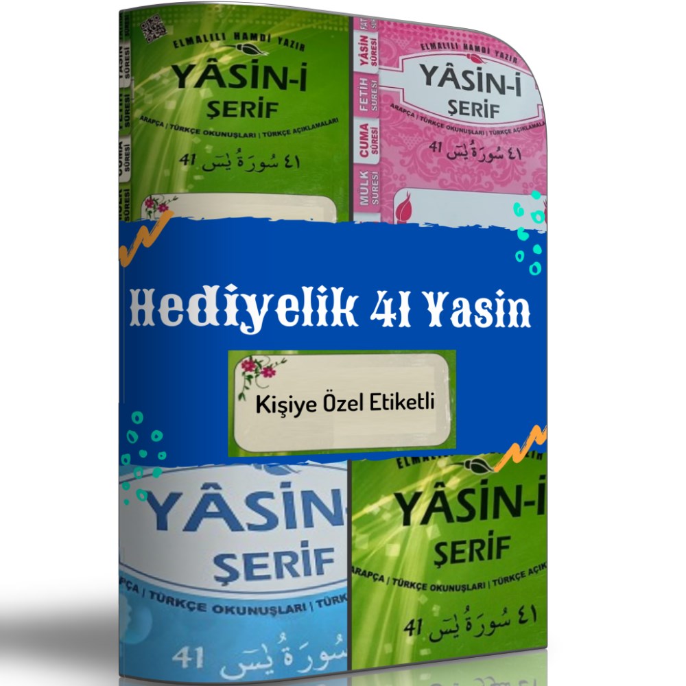 Efdal Yasin-i Şerif [Çanta Boy - Üçlü] - 41 Adet