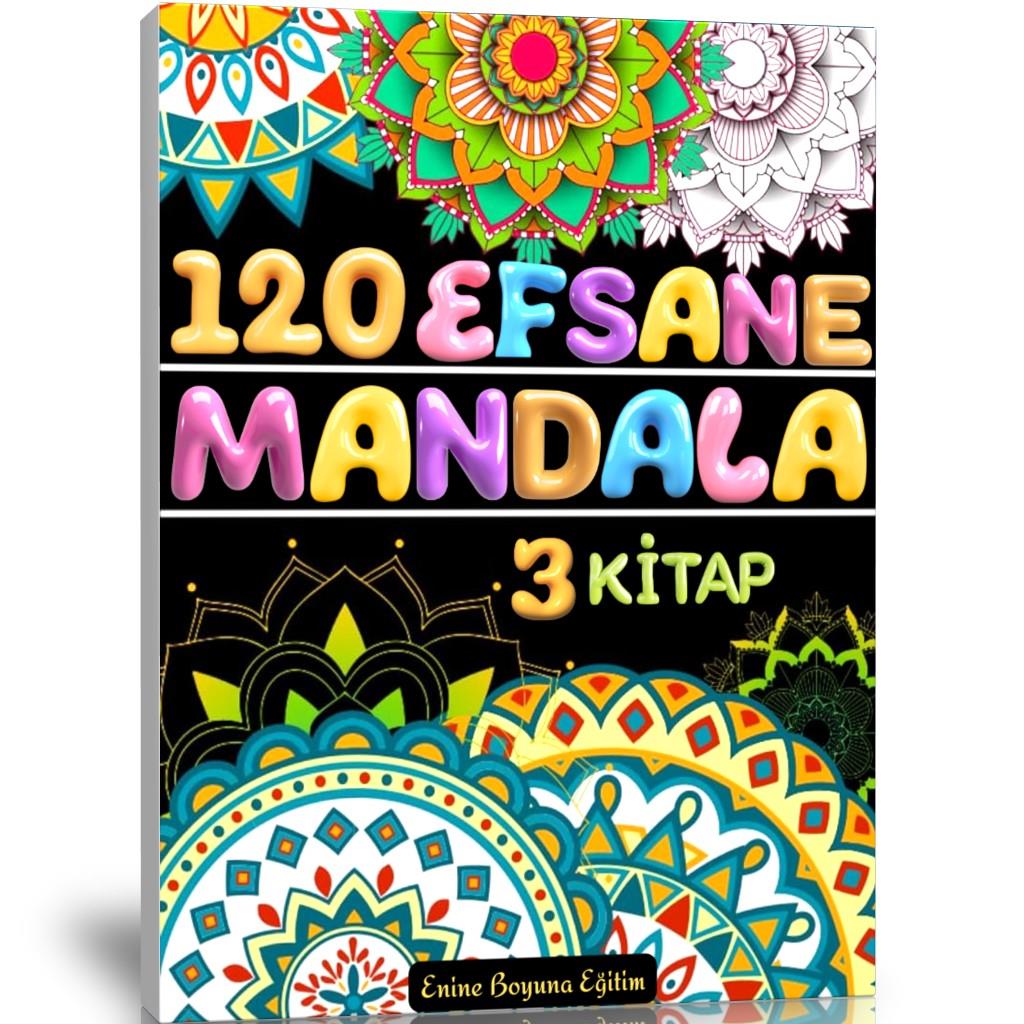 Efsane MANDALA Boyama Kitap Seti (3 Kitap)