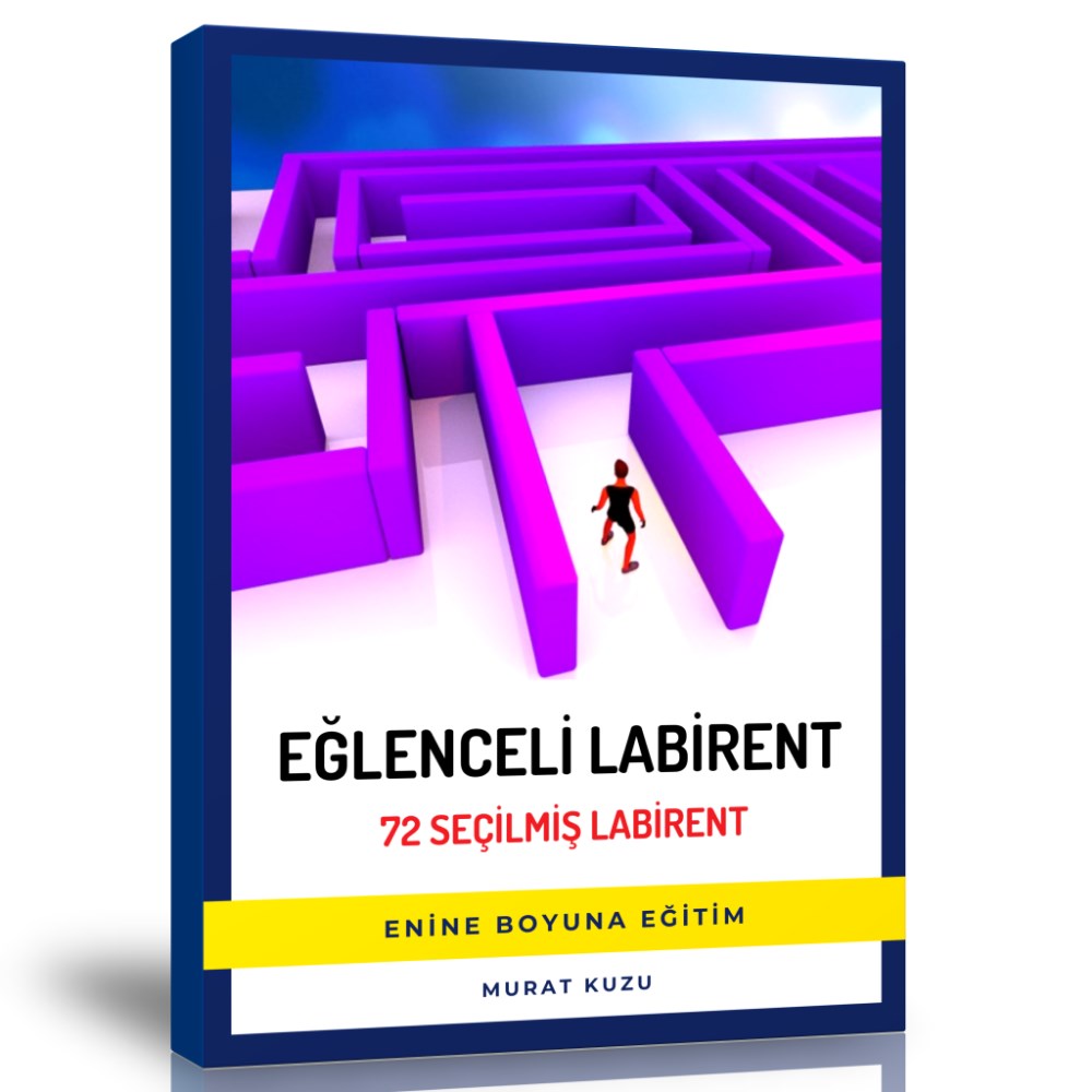 Eğlenceli Labirent Kitabı (Spiralli)