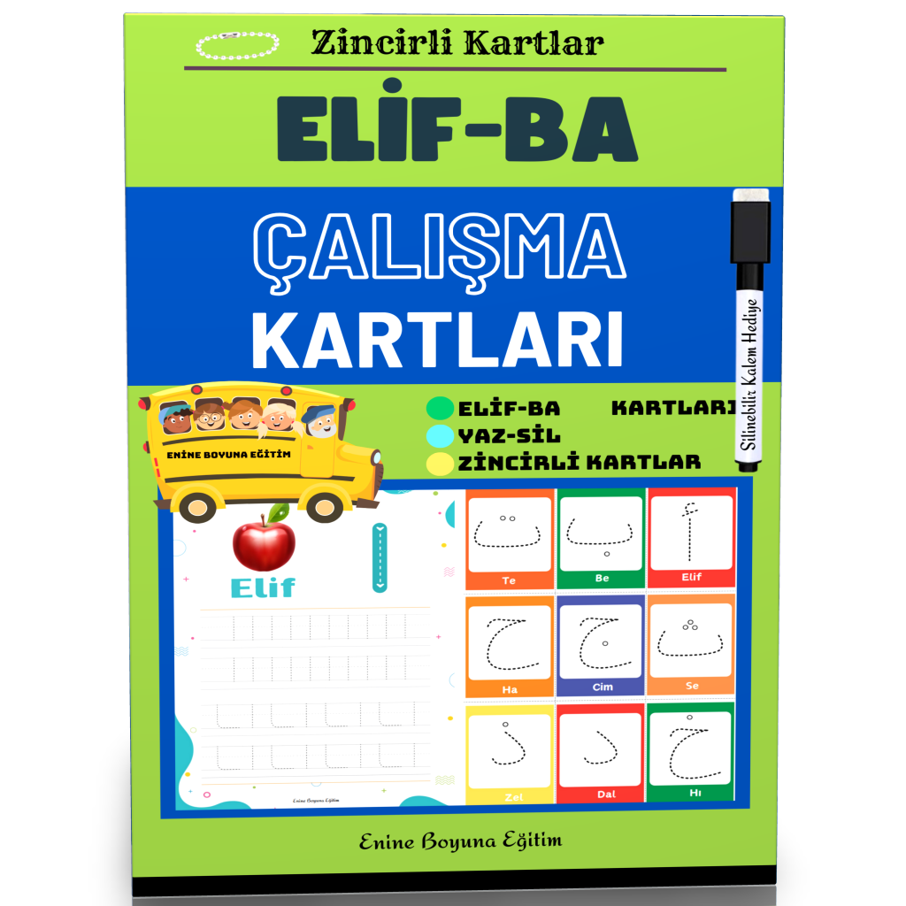 Elif BA Çalışma Kartları 
