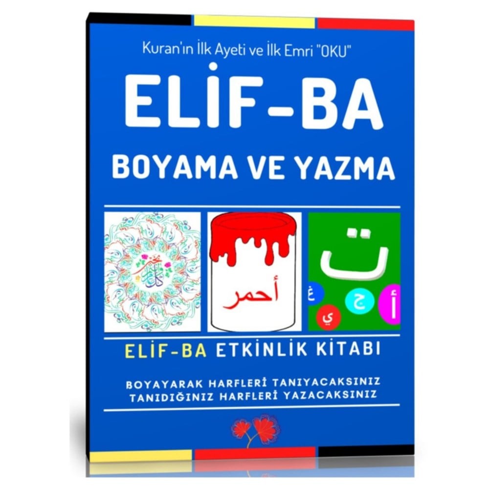 Elif-Ba Harfleri Boyama ve Yazma Kitabı