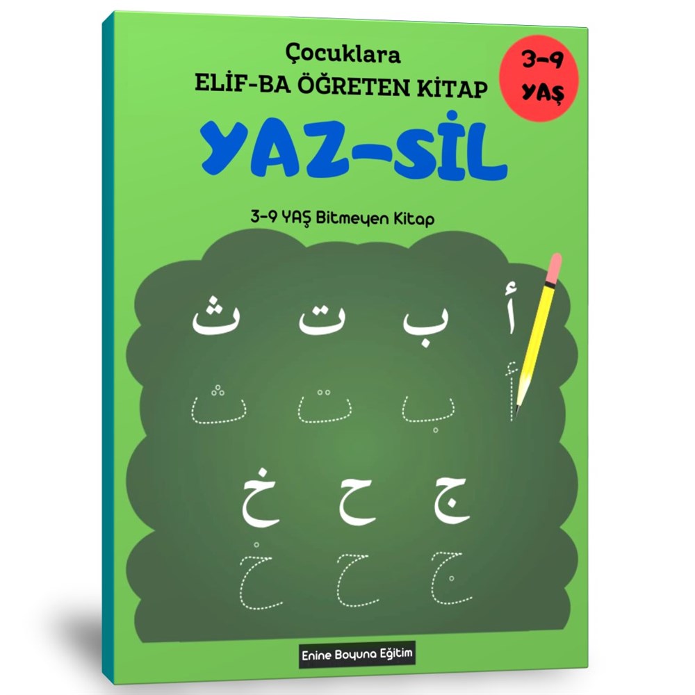 Elif-BA Öğreten YAZ-Sil Kitabı