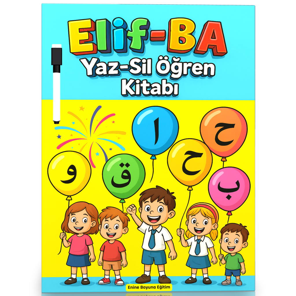 Elif-BA YAZ-SİL Öğren Kitabı