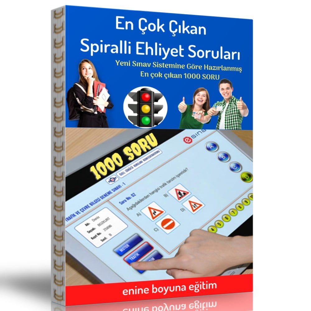 En Çok Çıkan Ehliyet Soruları (1000 Soru)
