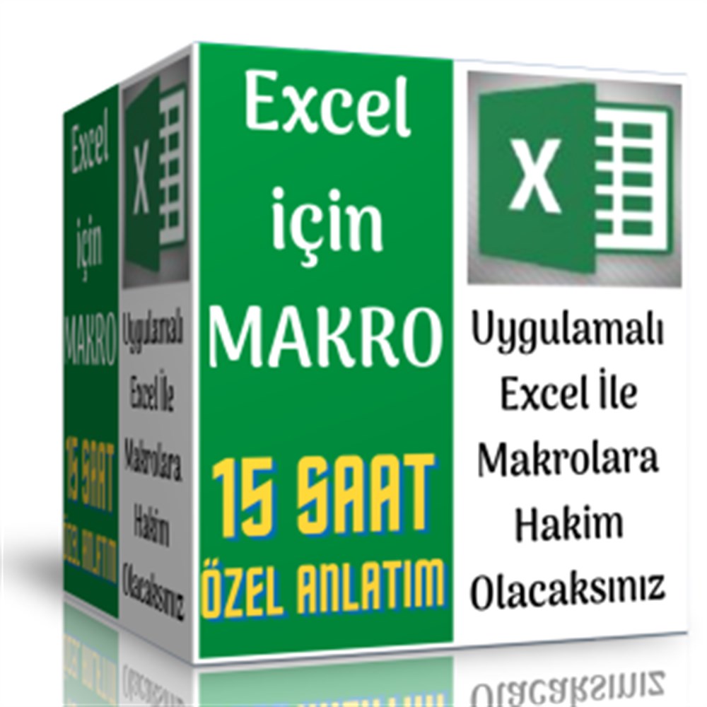 Excel İçin Makro Eğitim Seti (15 Saat Özel Anlatım)