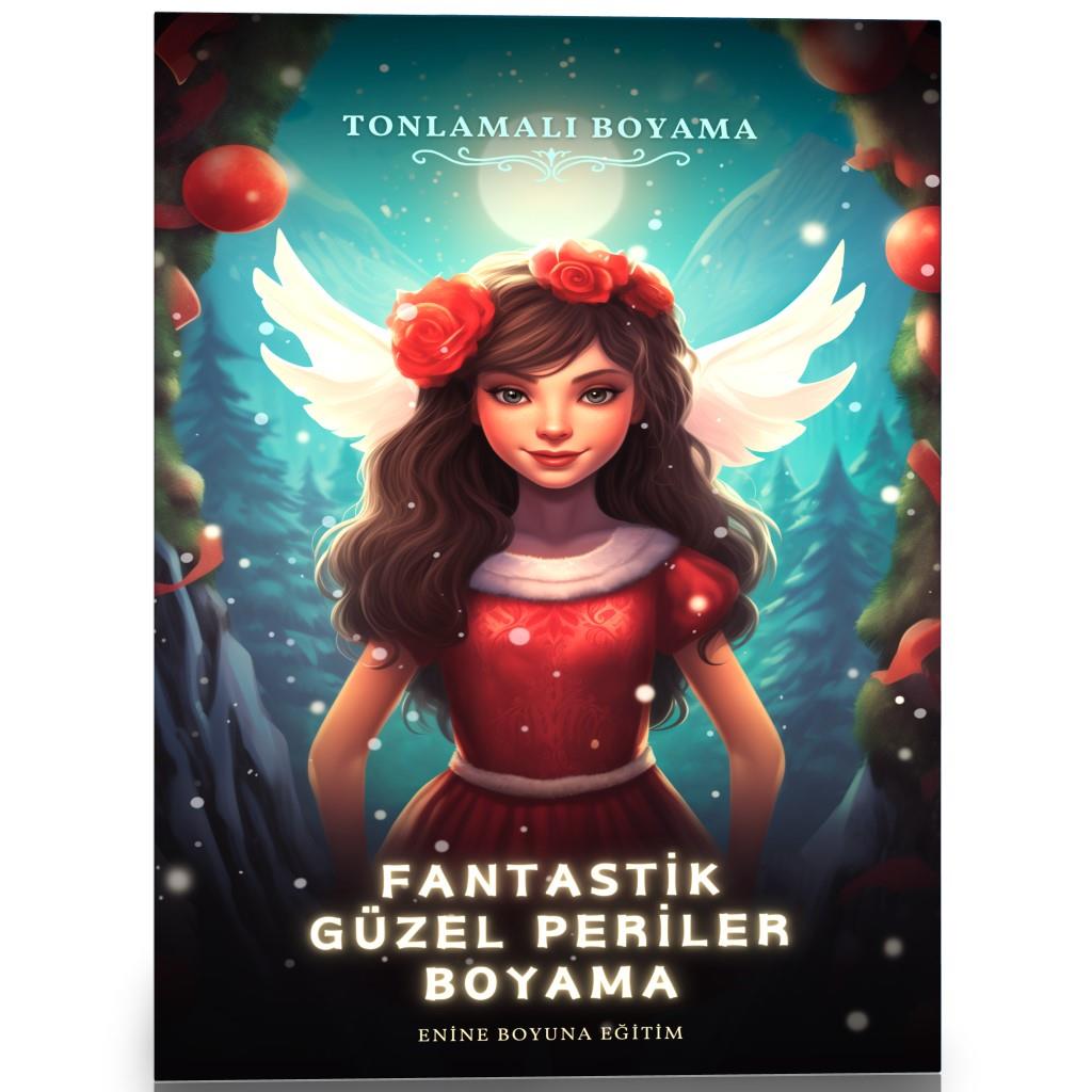Fantastik Güzel Periler Tonlamalı Boyama Kitabı