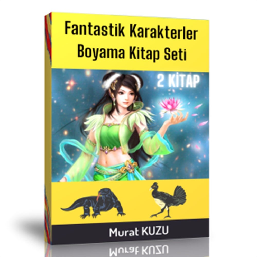 Fantastik Karakterler Boyama Kitap Seti