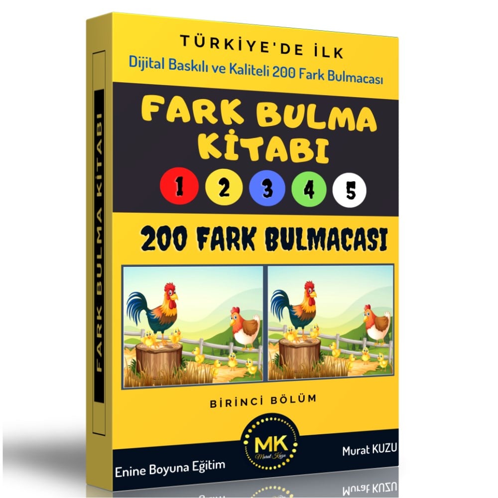 Fark Bulma Kitabı Birinci Bölüm (200 Kaliteli Resim)