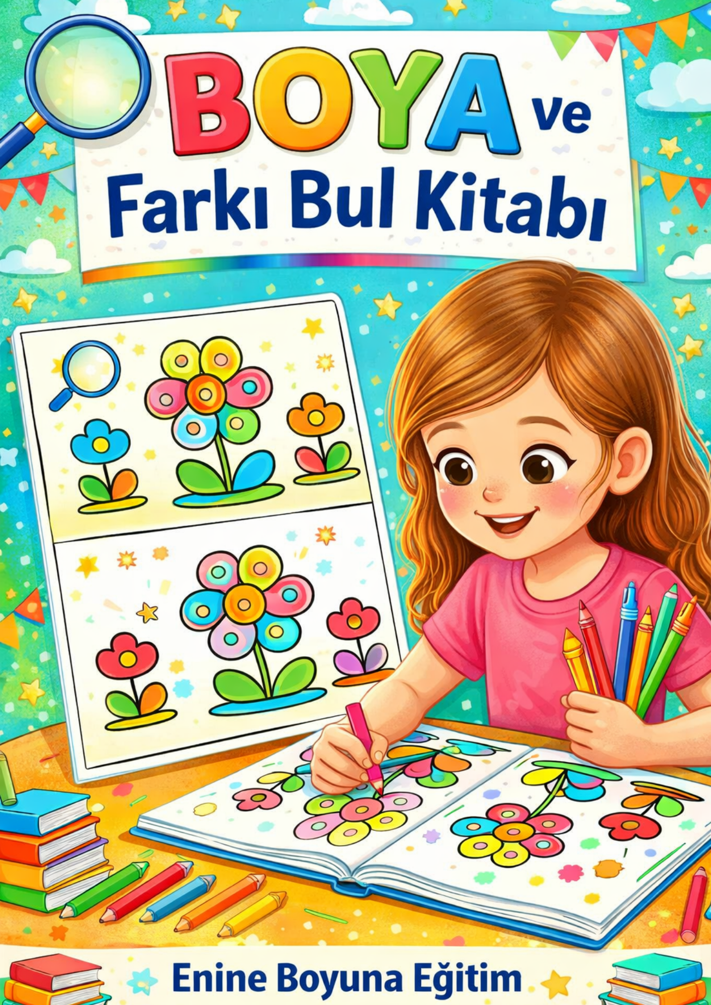Farkı Bulma Kitabı (Boya & Farkı Bul Etkinlikleri)