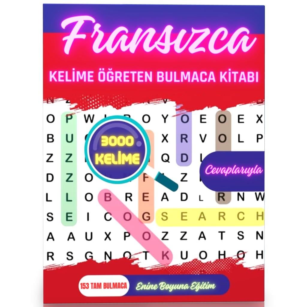 Fransızca Kelime Öğreten Kitabı (3000 Kelime Öğren)