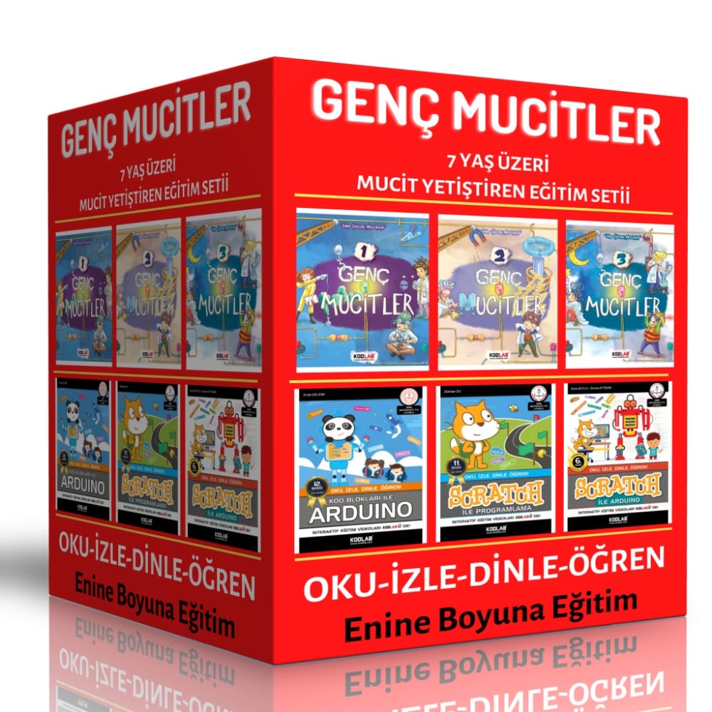 Genç Mucitler Eğitim Seti (6 Süper Kitap)