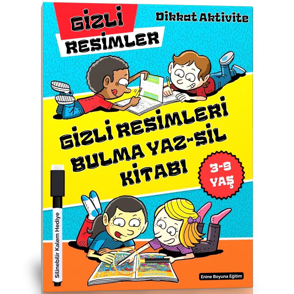 Gizli Resimleri Bulma YAZ-SİL Kitabı