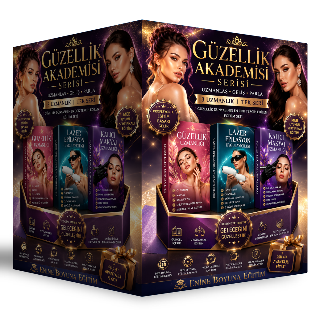 Güzellik Akademisi Eğitim Seti (3 Kitap)