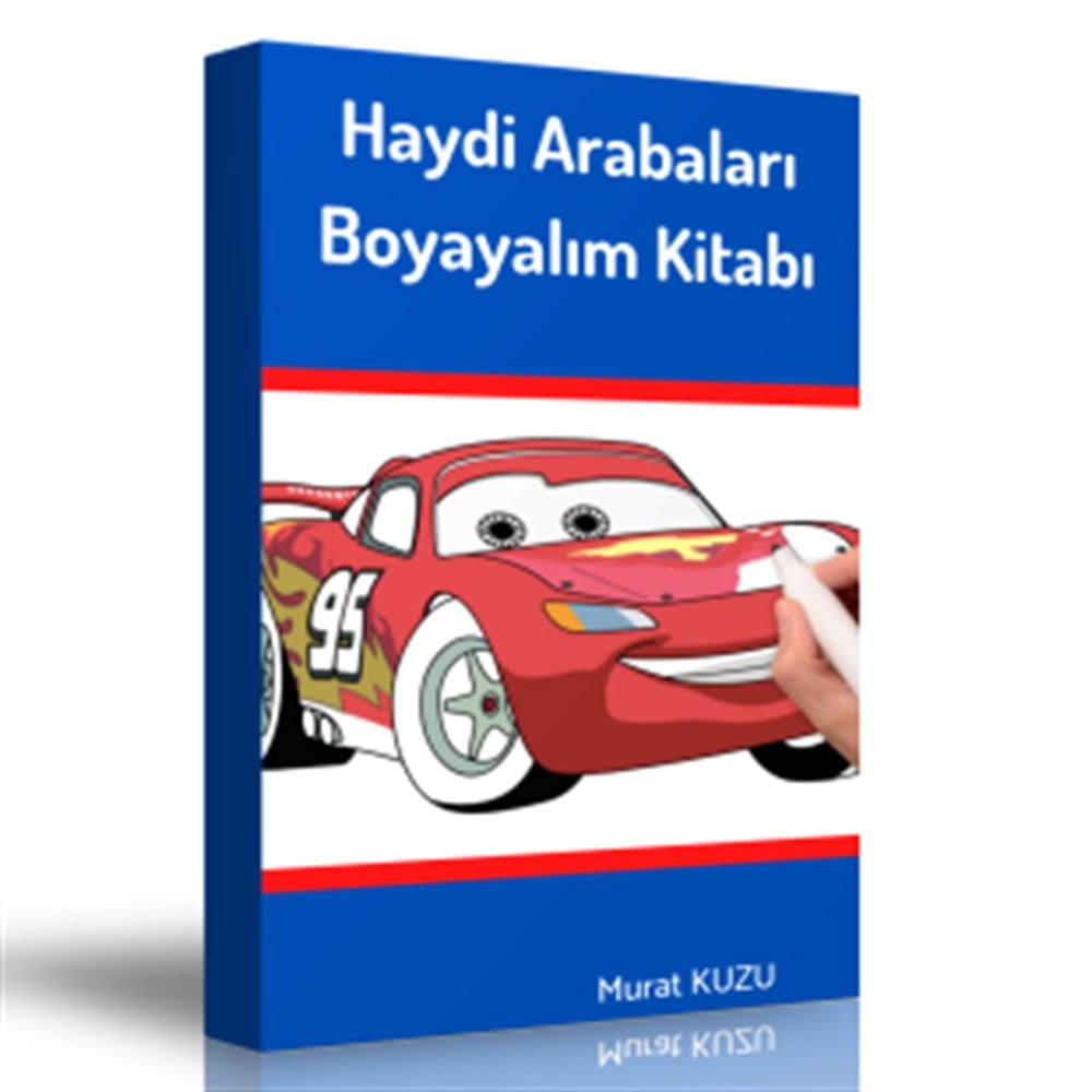 Haydi Arabaları Boyayalım Kitabı