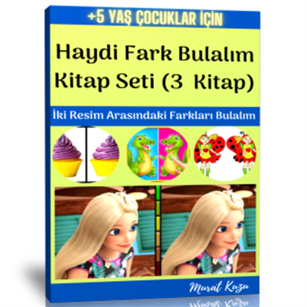 Haydi Fark Bulalım Kitap Seti (3 Fasikül Kitap)