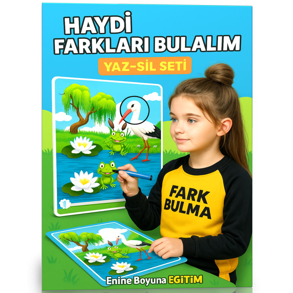 Haydi Farkları Bulalım YAZ-SİL Seti