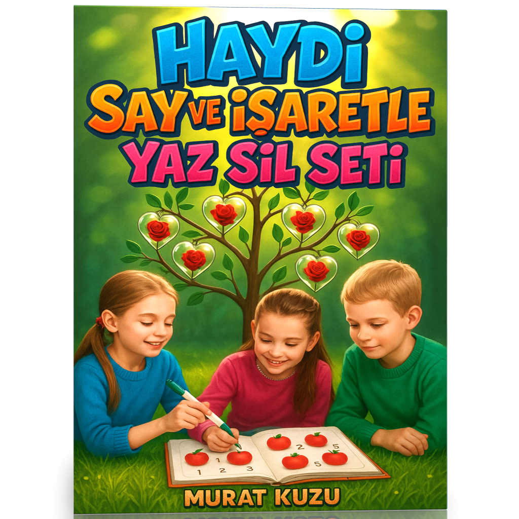 Haydi Say ve İşaretle Yaz–Sil Seti