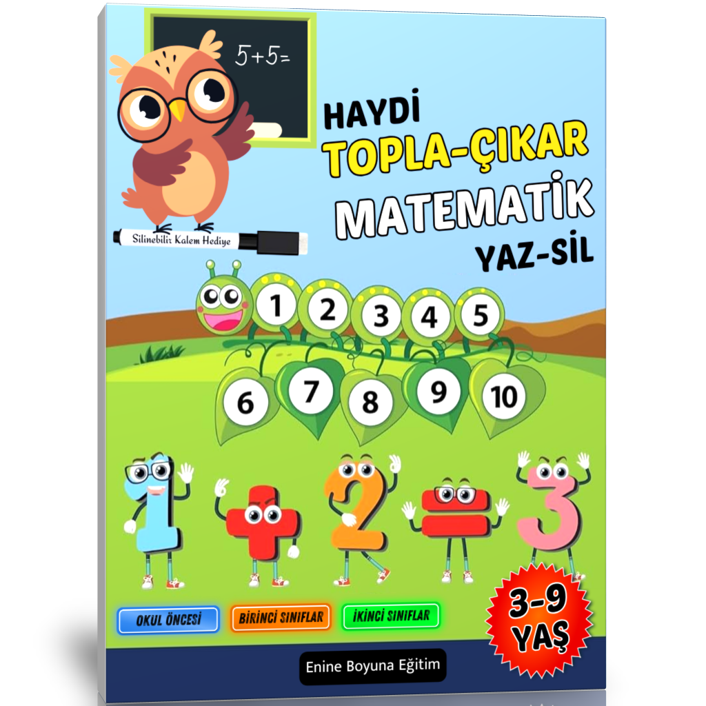 Haydi TOPLA-ÇIKAR Yaz Sil Kitabı