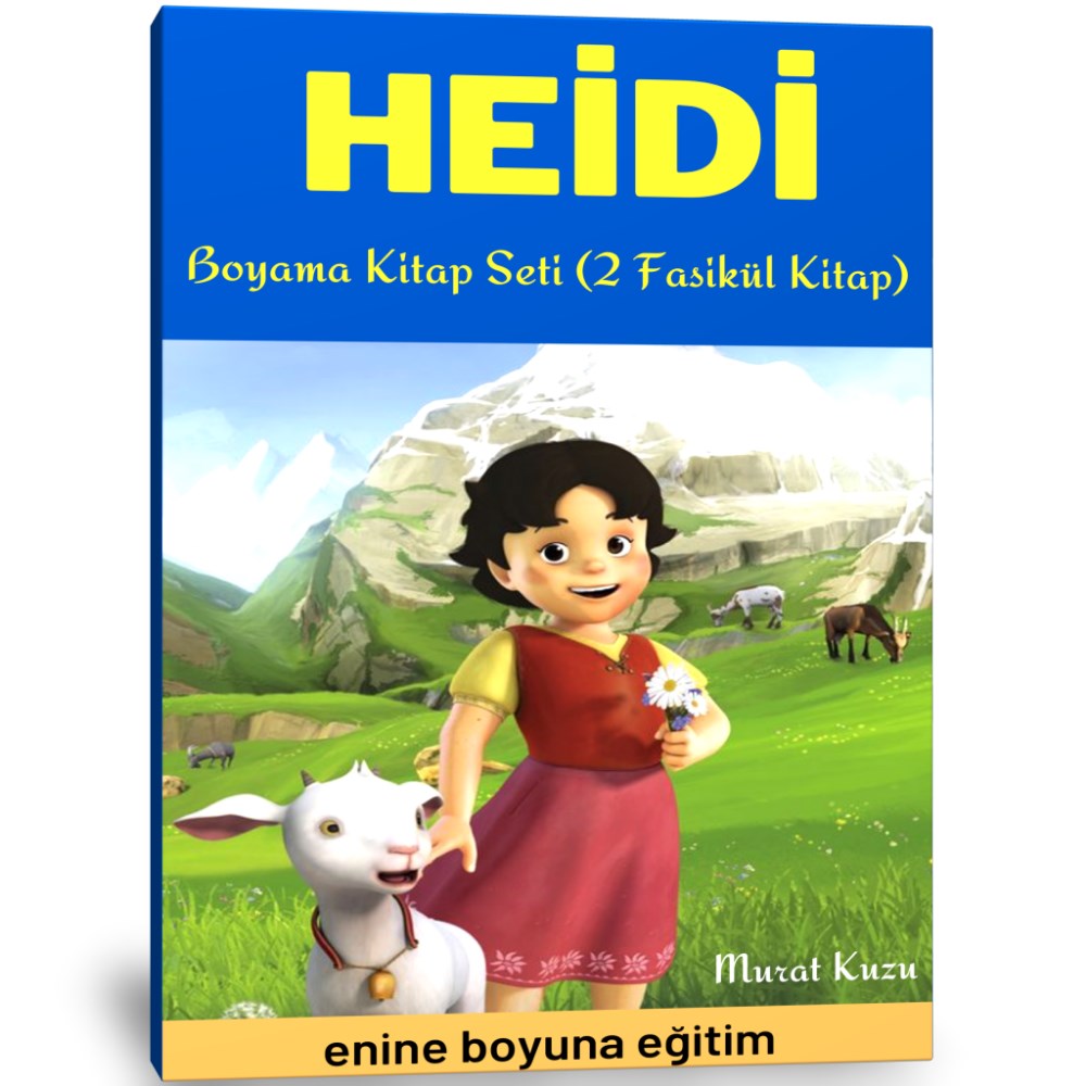 Heidi Boyama Kitabı (2 Fasikül Kitap)