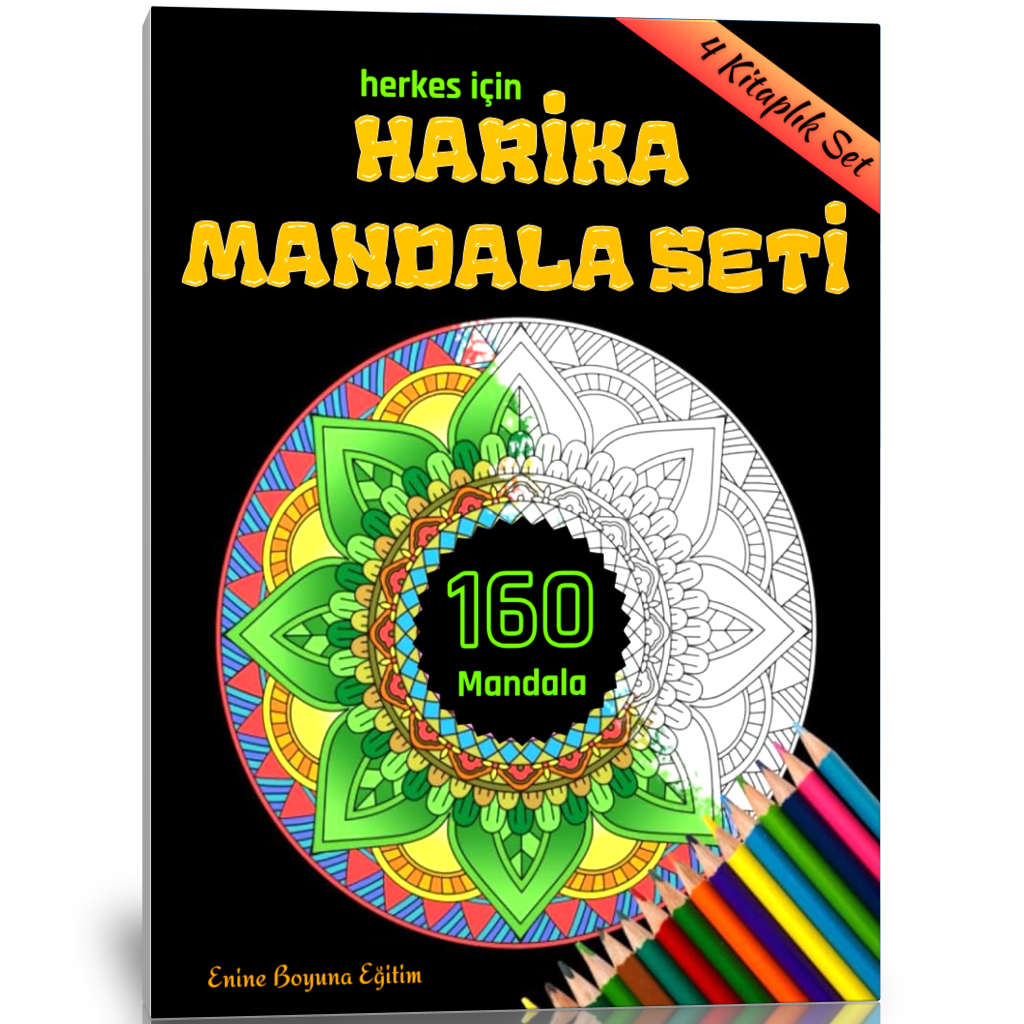 Herkes için Harika MANDALA Kitap Seti (4 Kitap)