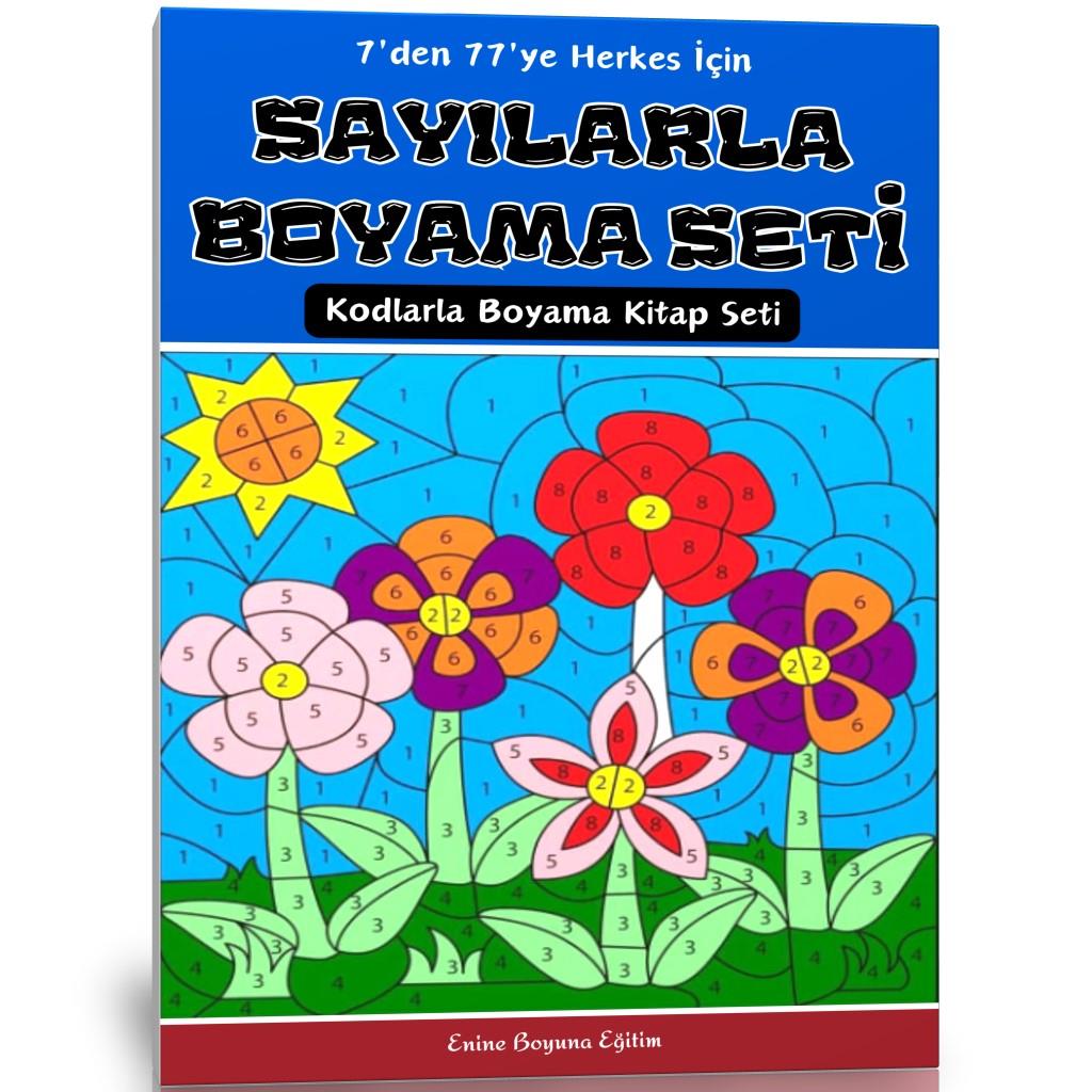 Herkes İçin Sayılarla Boyama Kitap Seti (2 Spiralli Kitap)