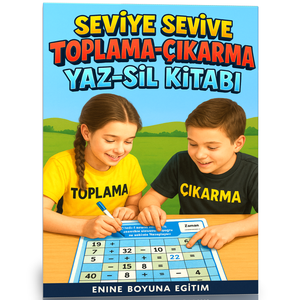 Herkes İçin Seviye Seviye Toplama–Çıkarma YAZ–SİL Kitabı