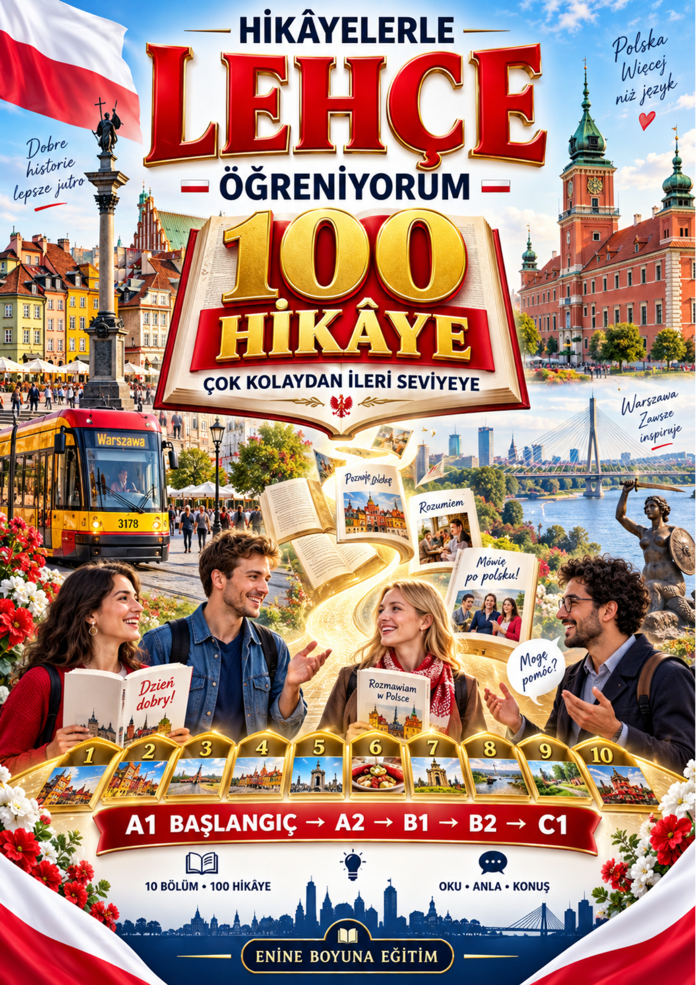HİKÂYELERLE LEHÇE ÖĞRENİYORUM – 100 HİKÂYE