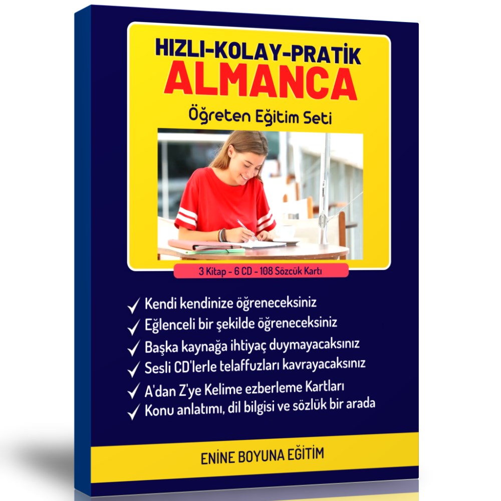 Hızlı-Kolay-Pratik ALMANCA Öğreten Eğitim Seti