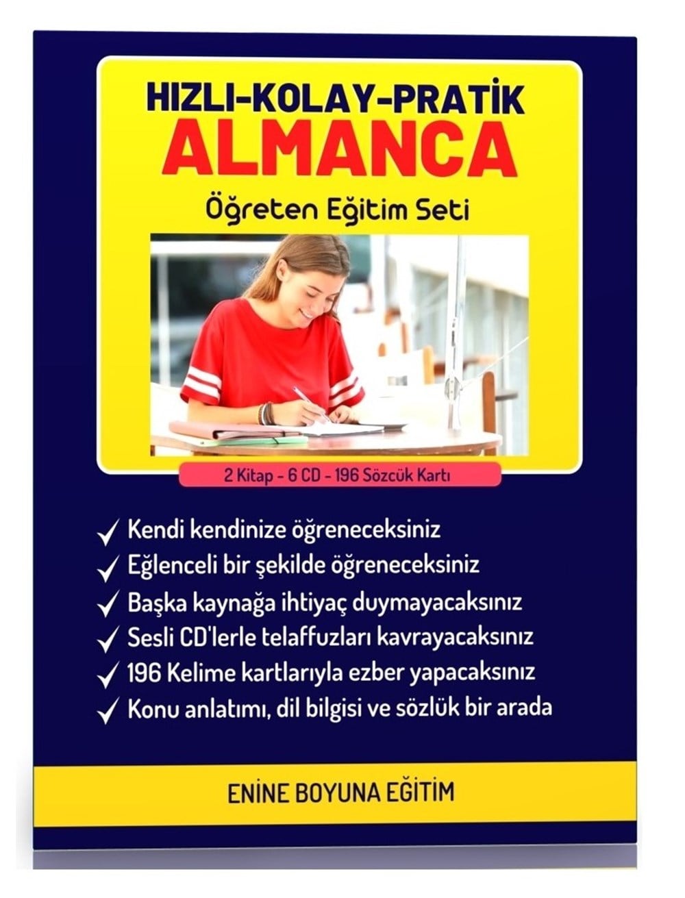 Hızlı-Kolay-Pratik Almanca Öğreten Eğitim Seti 