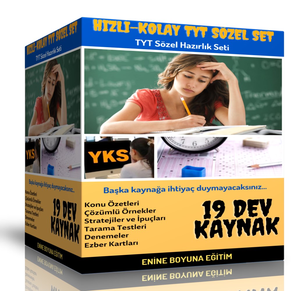 Hızlı Kolay TYT SÖZEL SET (19 DEV Kaynak)