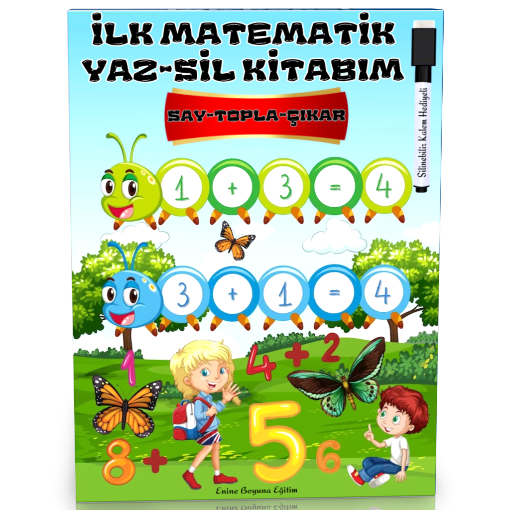 İLK Matematik YAZ-SİL Kitabım 