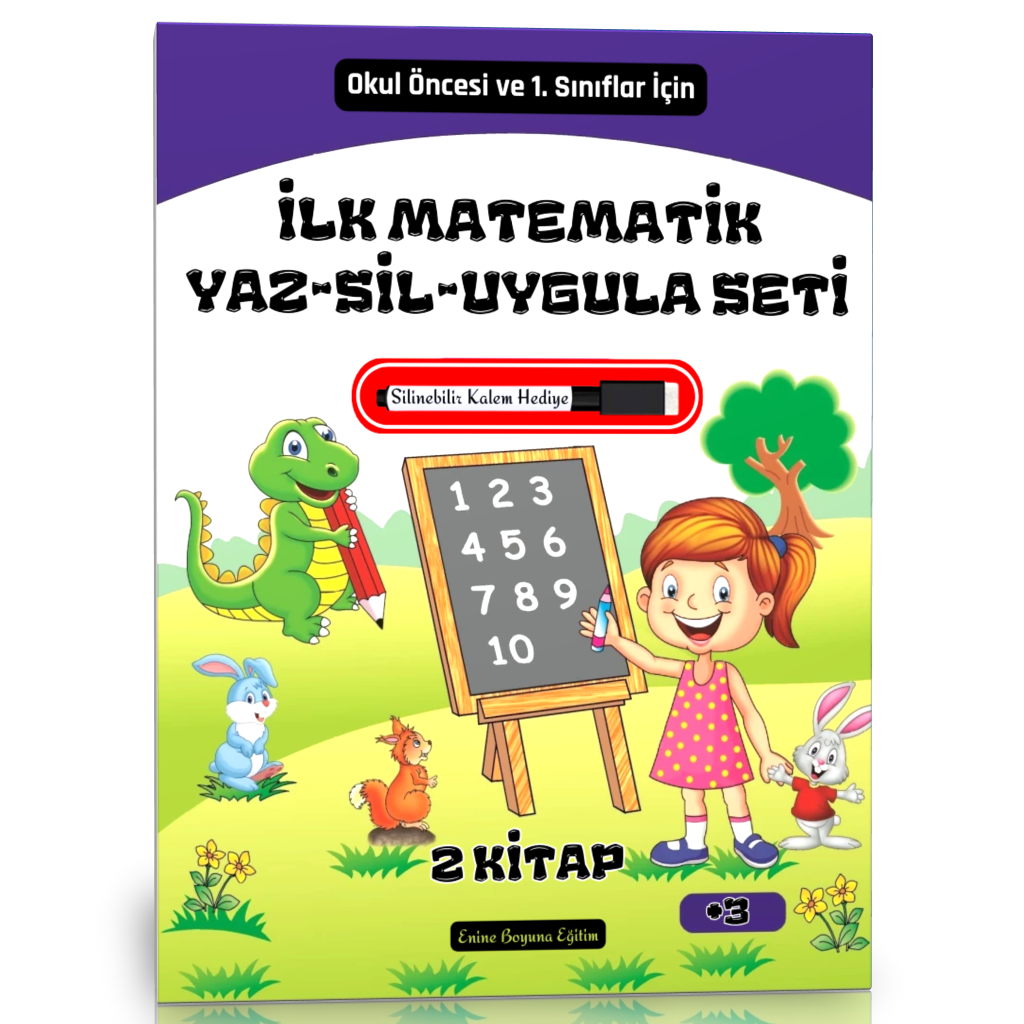 İLK Matematik YAZ-SİL Uygula Seti (2 Kitap)