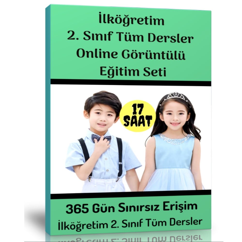 İlköğretim 2. Sınıf Tüm Dersler Online Görüntülü Eğitim Seti