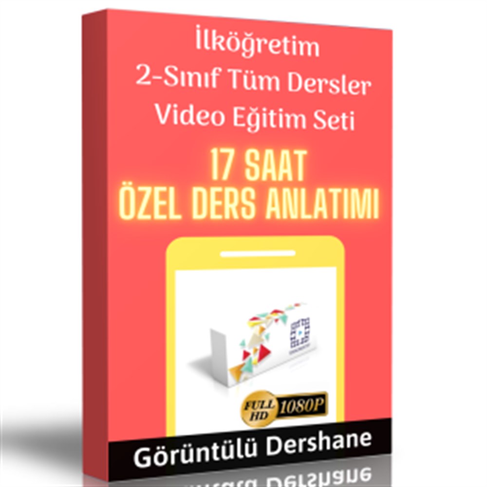 İlköğretim 2.Sınıf Tüm Dersler Görüntülü Eğitim Seti