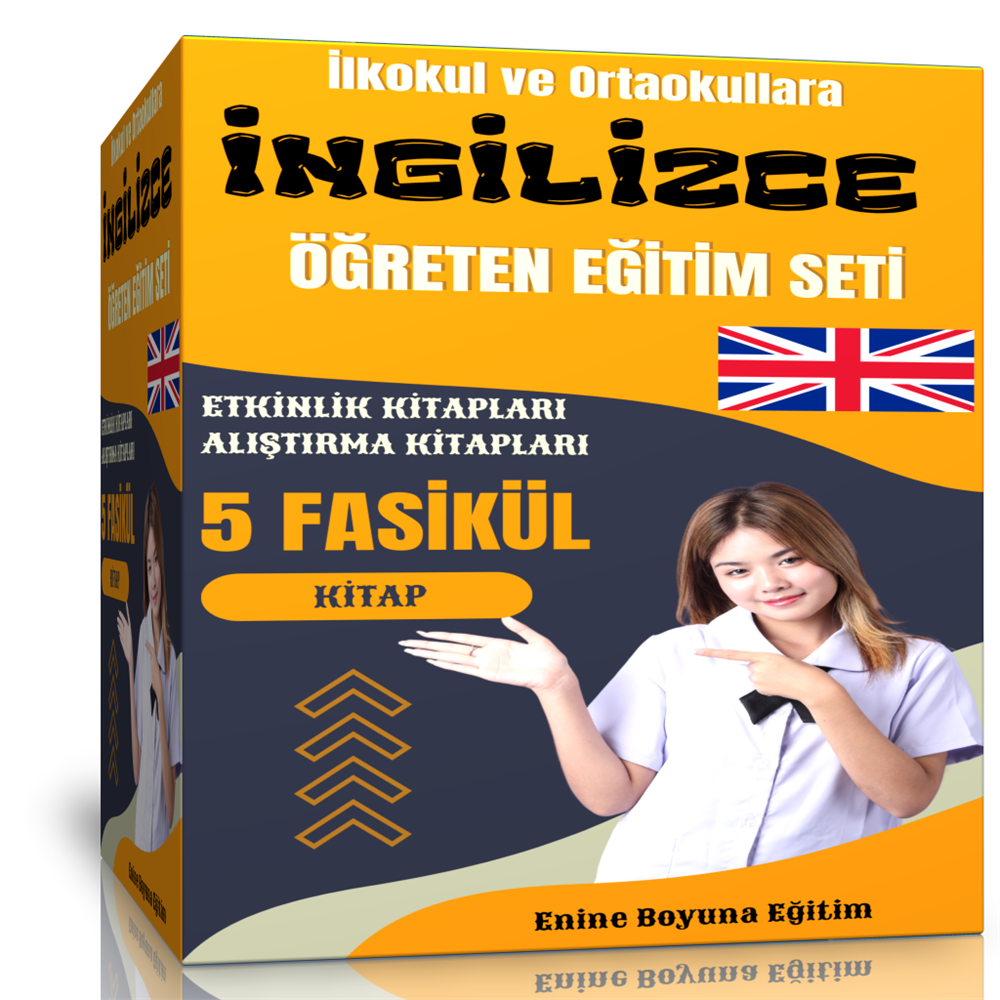 İlkokul ve Ortaokullara İngilizce Öğreten Eğitim Seti