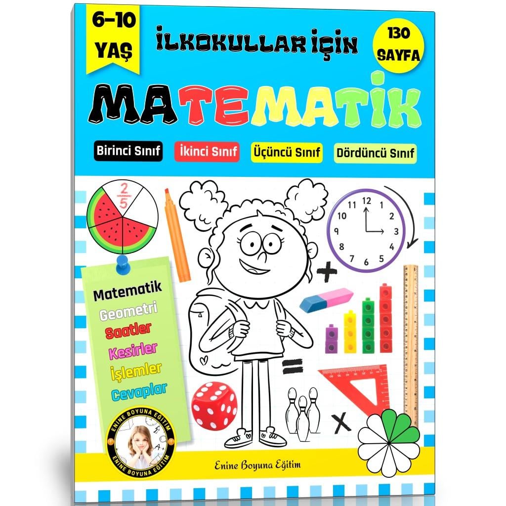 İlkokullar İçin Matematik Kitabı (1. Sınıftan 4. Sınıfa Kadar)