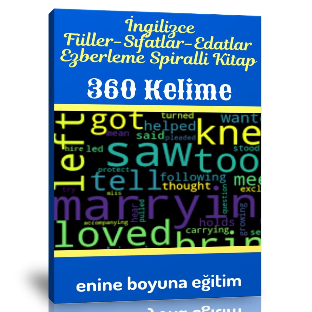 İngilizce Fiiller-Sıfatlar-Edatlar Ezberleme Kitabı