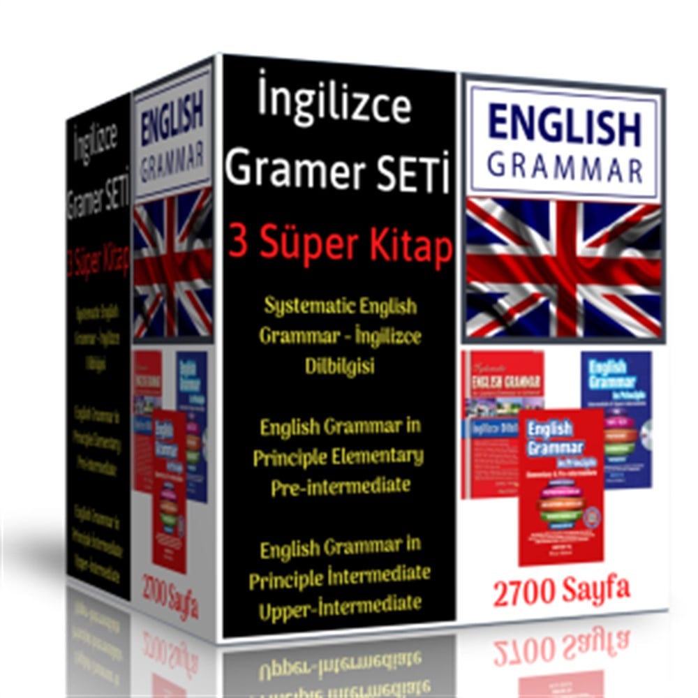 İngilizce Gramer Seti (3 Süper Kitap)