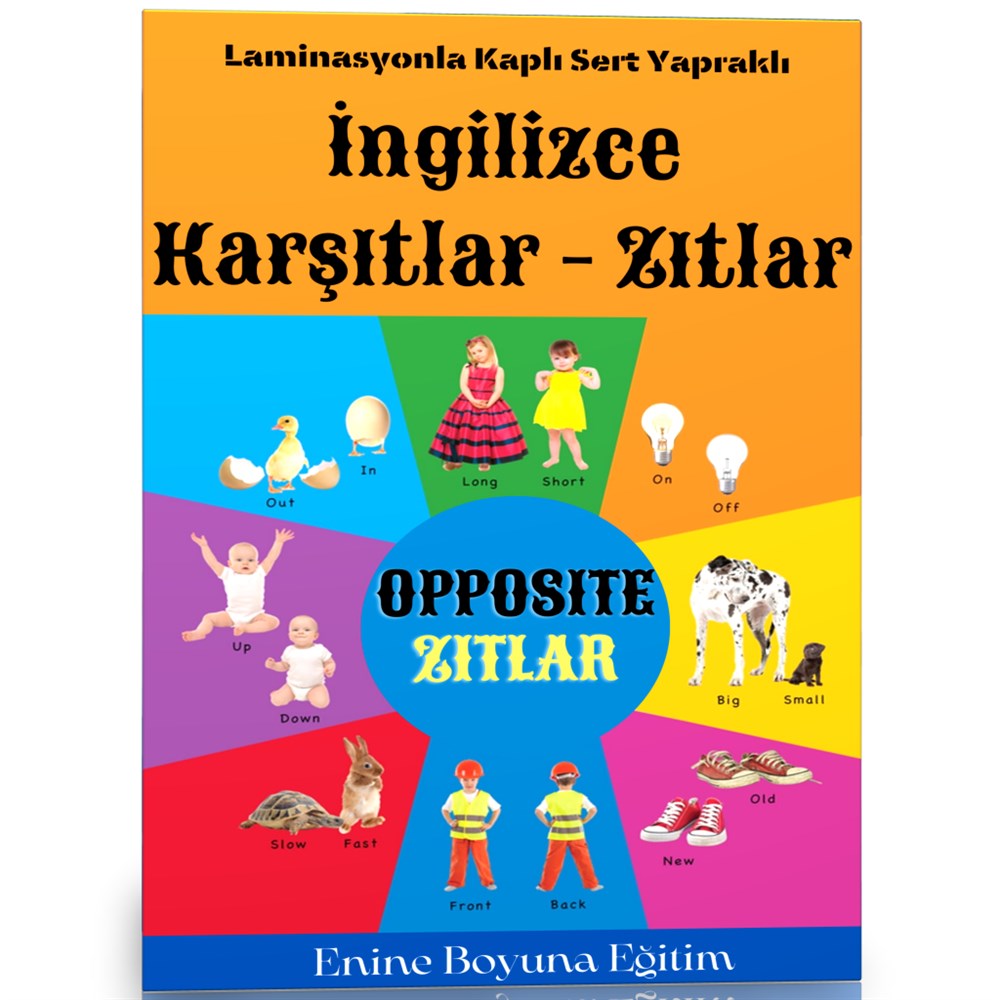 İngilizce Karşıtlar-Zıtlar (Opposite) Kitabı