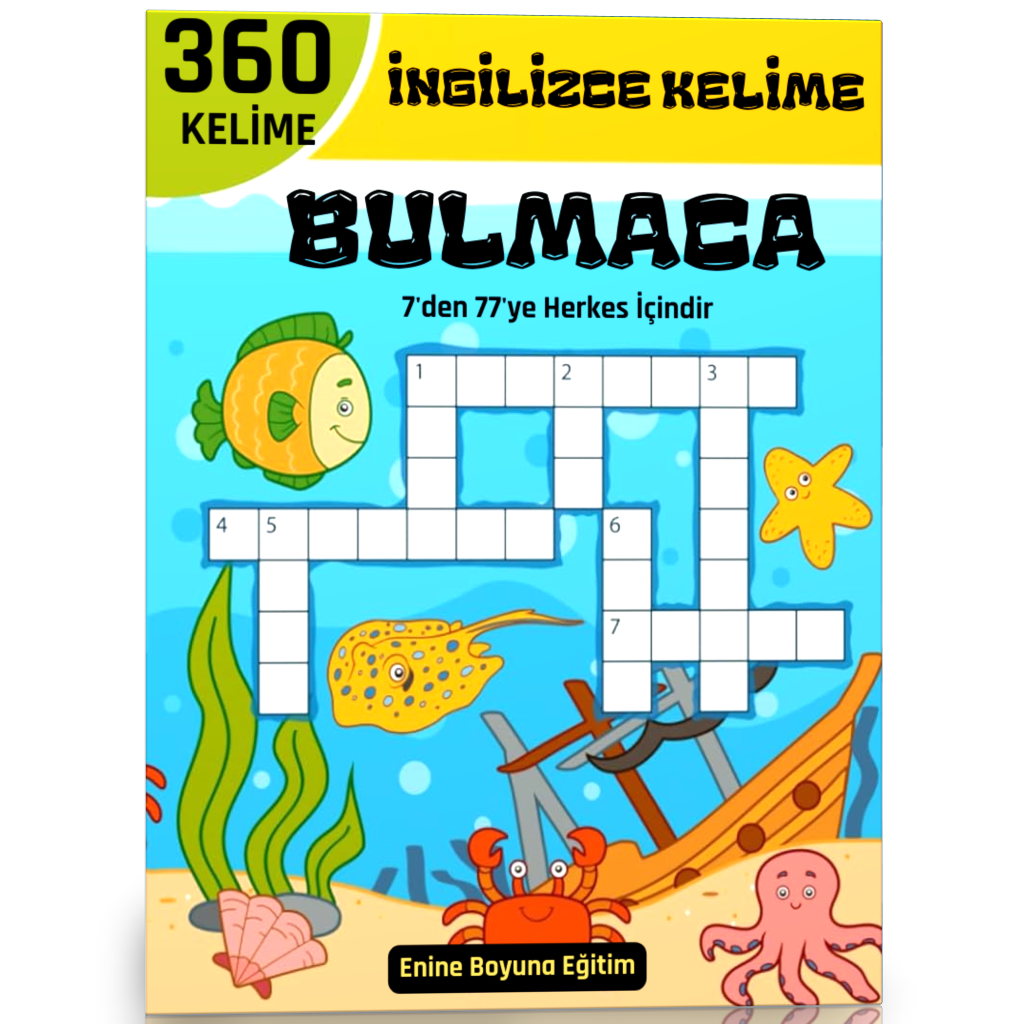 İngilizce Kelime Bulmaca Kitabı (400 Kelime)