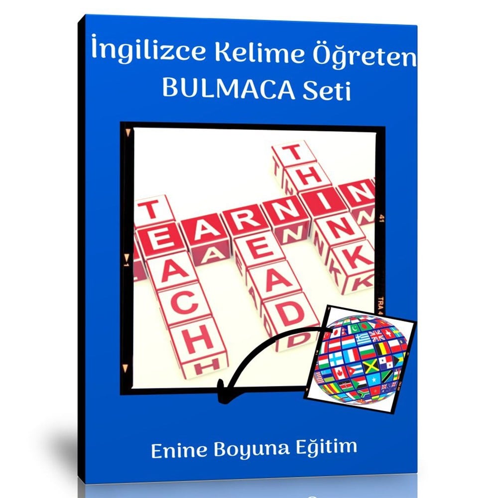 İngilizce Kelime Öğreten Bulmaca Kitap Seti (2 Kitap)