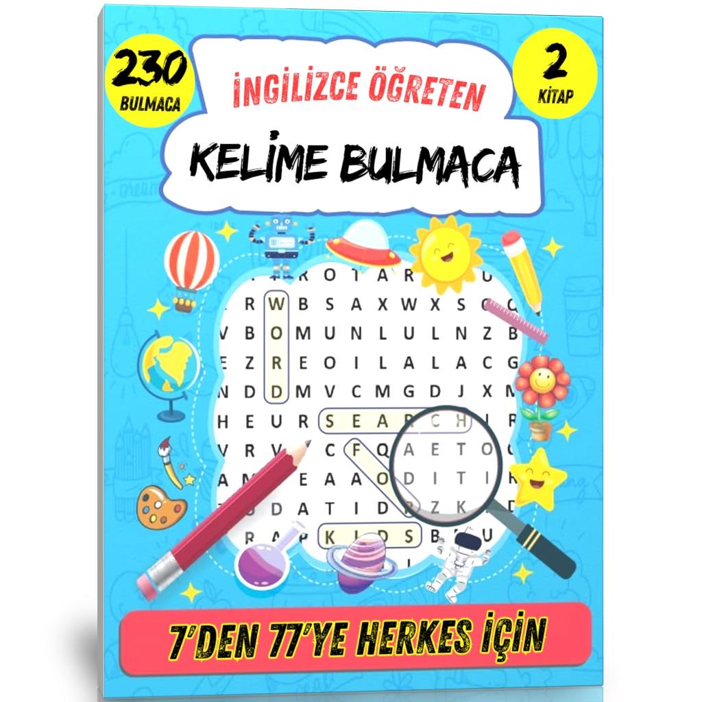 İngilizce Kelime Öğreten Kitap (Bulmaca)