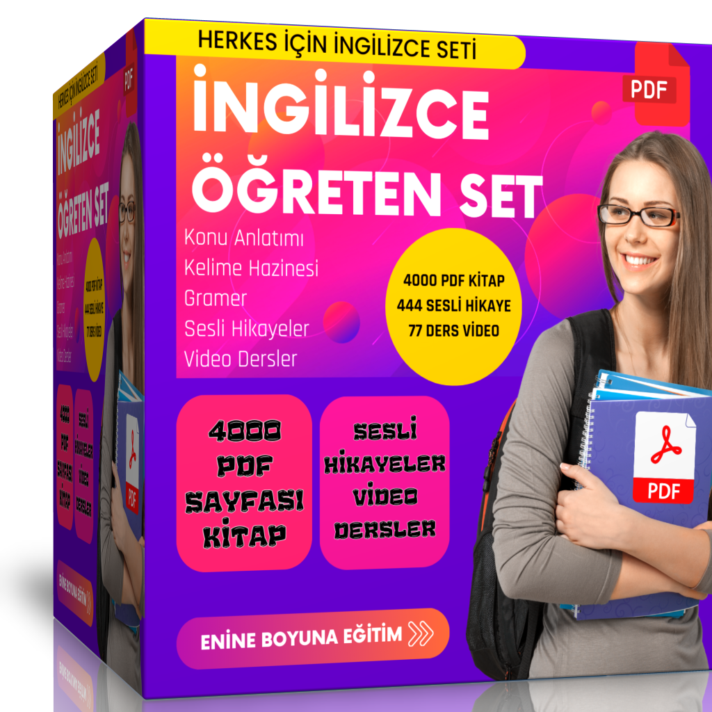 İngilizce Öğreten Set (Dijital Eğitim Seti)