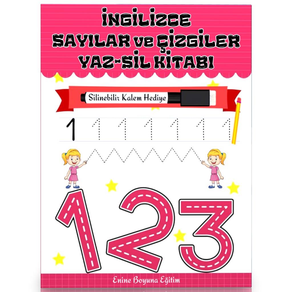 İngilizce Rakamlar-Sayılar YAZ-SİL Kitabı