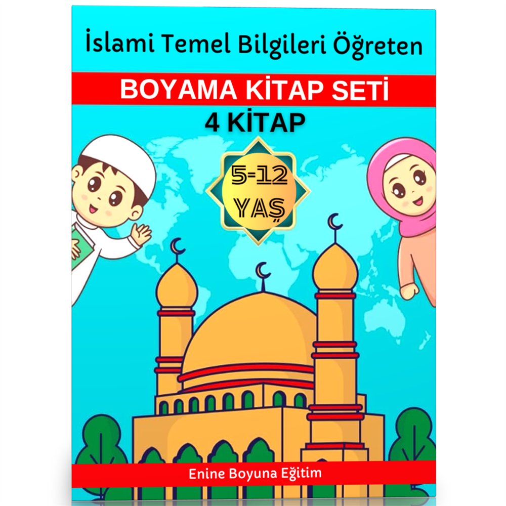 İslami Boyama Kitap Seti (4 Kitap)